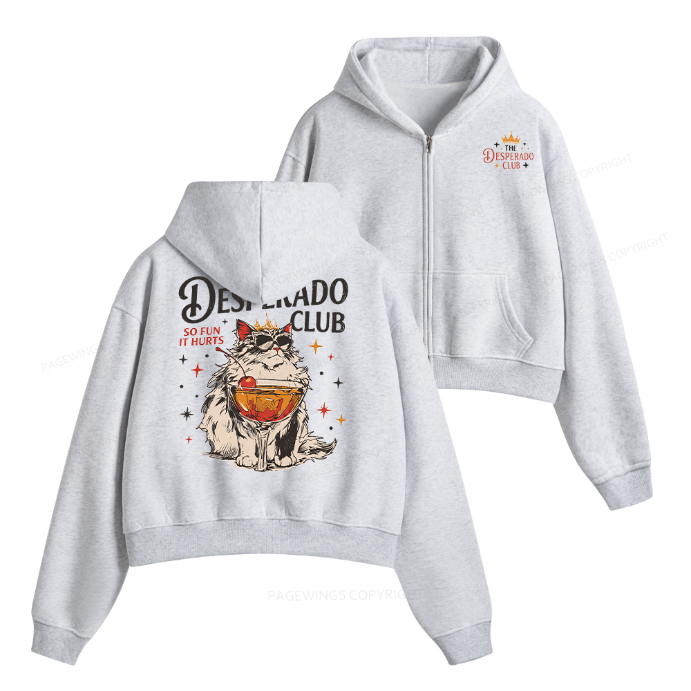 Pagewings The Desperado Club Fleece Zip-Up Hoodie