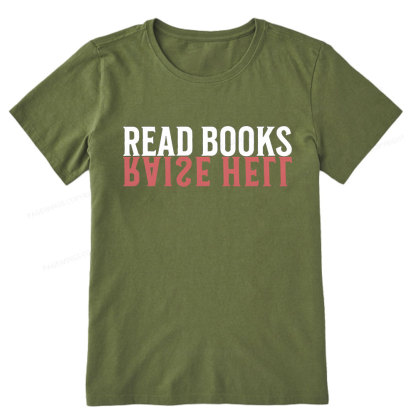 Pagewings Raise Hell Read Books  Unisex Classic T-shirt