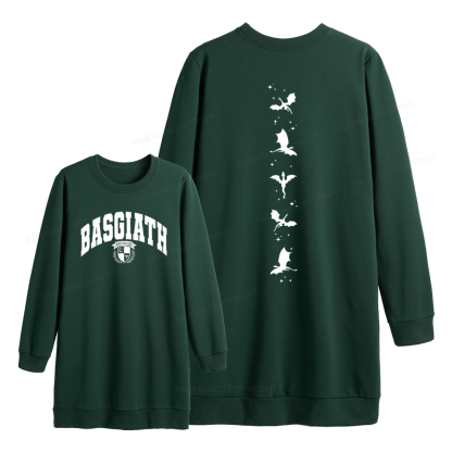 Pagewings Fantasy Bookish Sweatshirt Dress