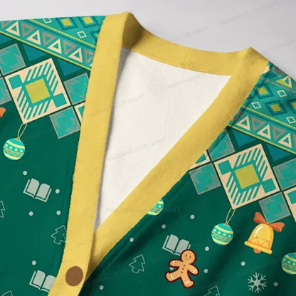 Pagewings I Love Books Unisex Ugly Cardigan Sweaters