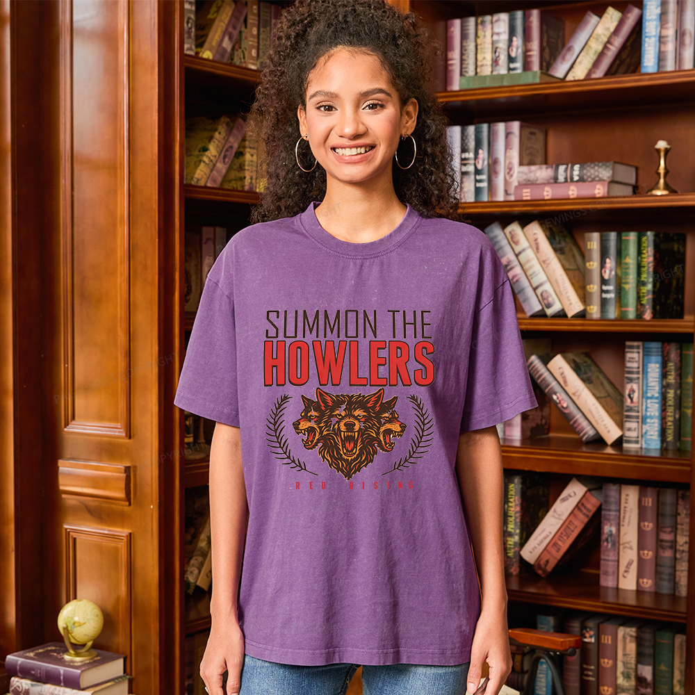 Pagewings Summon the Howlers Unisex Washed T-shirt