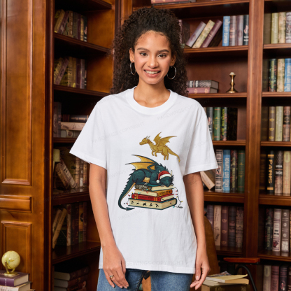 Pagewings Fourth Wing Dragons Christmas Unisex Classic T-shirt
