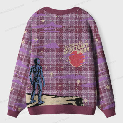 Pagewings The Rise And Fall Of Sanctuary Moon Unisex Ugly Cardigan Sweaters