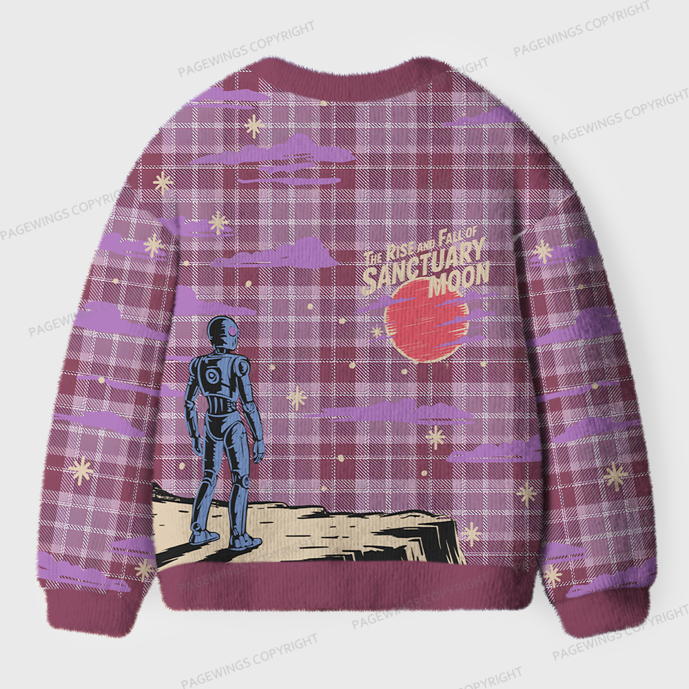 Pagewings The Rise And Fall Of Sanctuary Moon Unisex Ugly Cardigan Sweaters