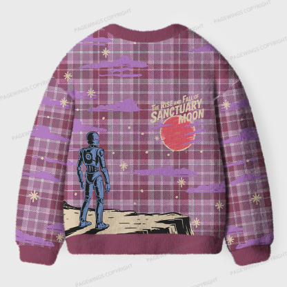 Pagewings The Rise And Fall Of Sanctuary Moon Unisex Ugly Cardigan Sweaters