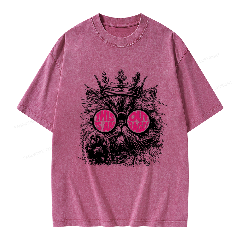 Pagewings Sci-Fi Book Lover Unisex Washed T-shirt