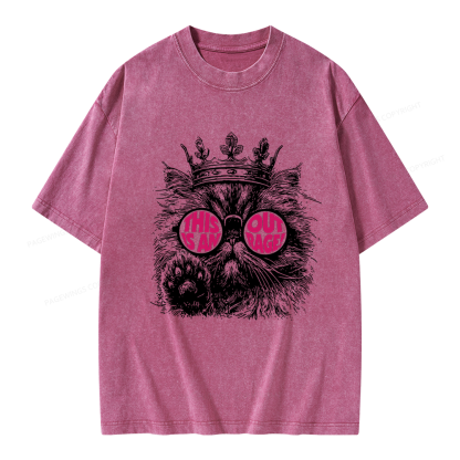 Pagewings Sci-Fi Book Lover Unisex Washed T-shirt