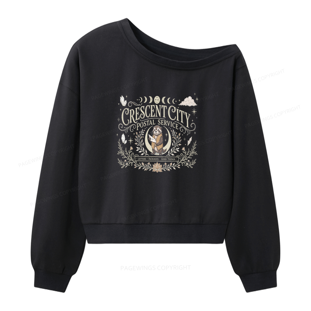Pagewing Fantastic Reader Women Off Shoulder Sweatshirt