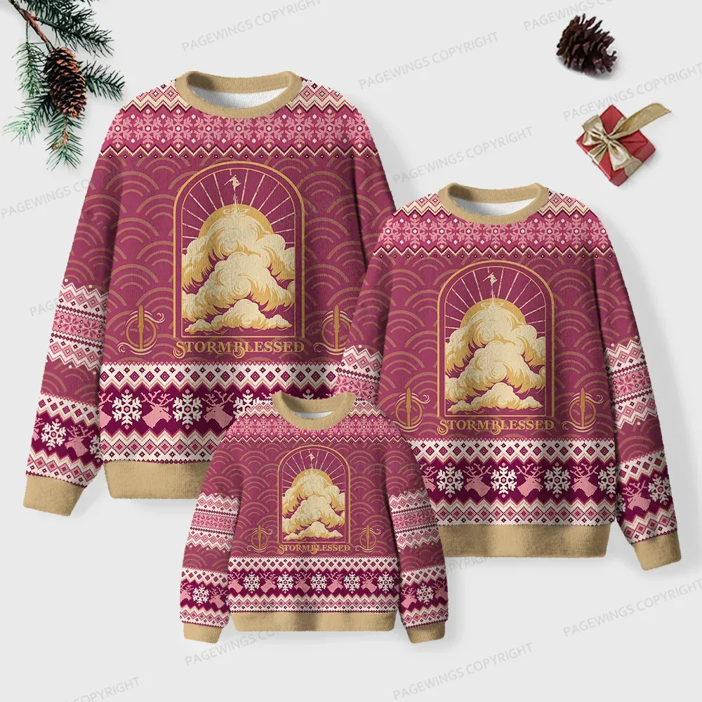 Pagewings Stormblessed Unisex Ugly Knit Sweatshirt