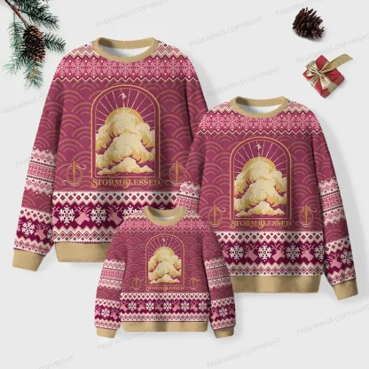 Pagewings Stormblessed Unisex Ugly Knit Sweatshirt