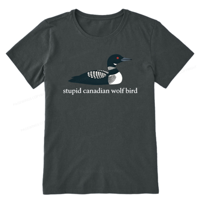 Pagewings Stupid Canadian Wolf Bird Unisex Classic T-shirt