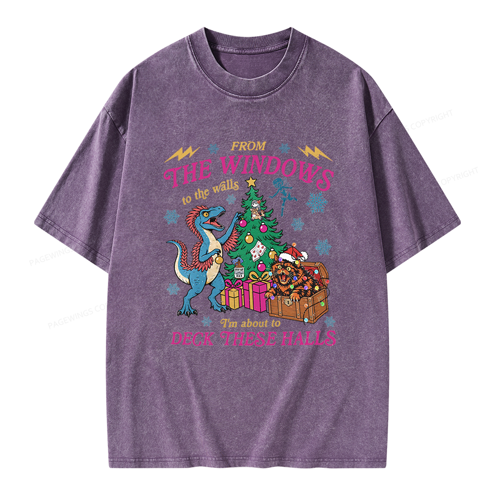Pagewings From The Windows To The Wall Unisex Washed T-shirt