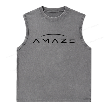 Pagewings Amaze Unisex Washed Tank Top