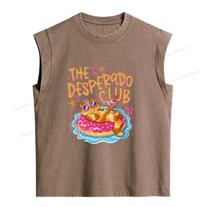 Pagewings Summer Bookish Women's Washed Tank Top