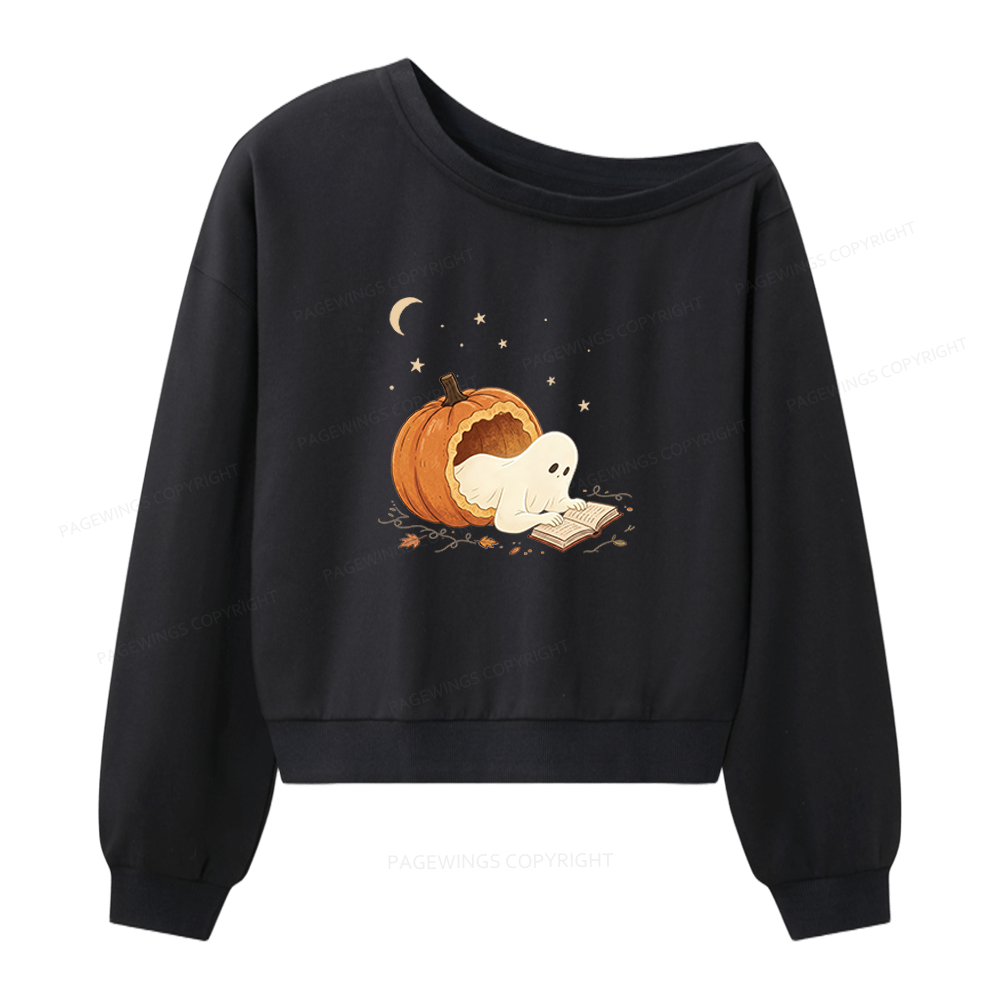 Pagewings Waiting For Fall Women Off Shoulder Sweatshirt