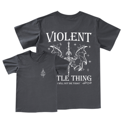 Pagewings Violent Little Thing V-neck T-shirt