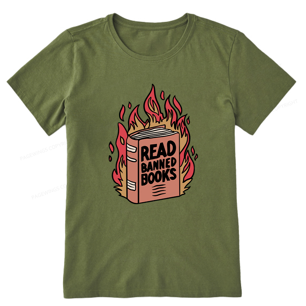 Pagewings Read Banned Books Shirt Unisex Classic T-shirt