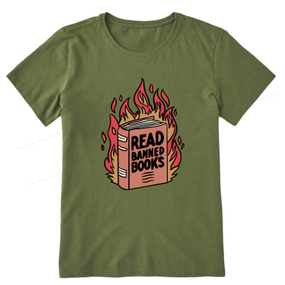 Pagewings Read Banned Books Shirt Unisex Classic T-shirt