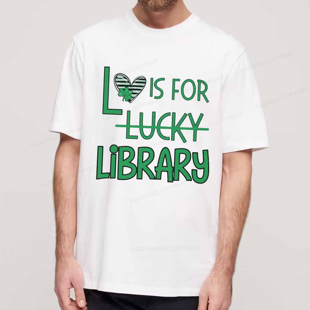 Pagewings St Patricks Day Librarian Tshirt Unisex Classic T-shirt