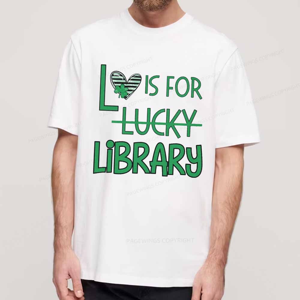 Pagewings St Patricks Day Librarian Tshirt Unisex Classic T-shirt
