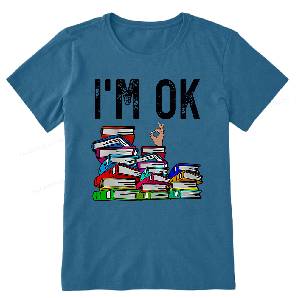 Pagewings Librarian Book Reader Funny Book Lover Unisex Classic T-shirt