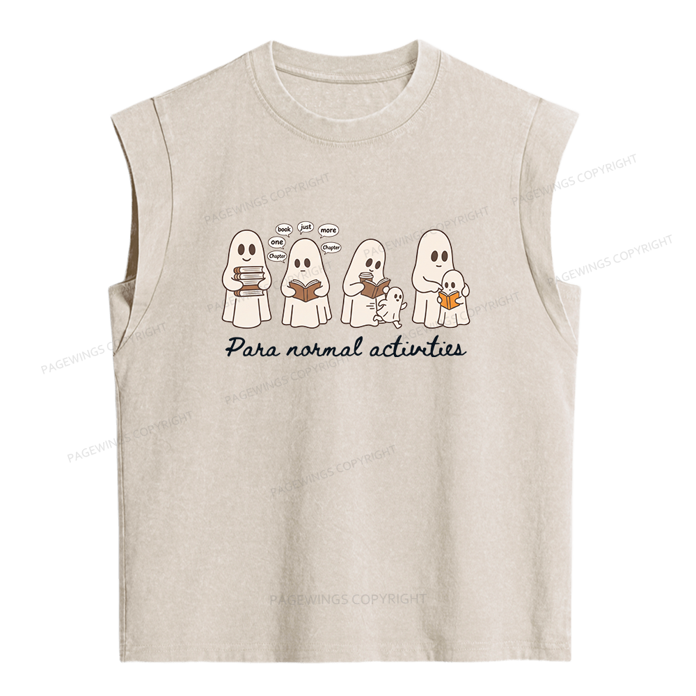 Pagewings Just One More Chapter Women's Washed Tank Top