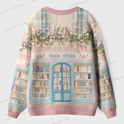 Pagewings Bookstore Unisex Ugly Cardigan Sweaters