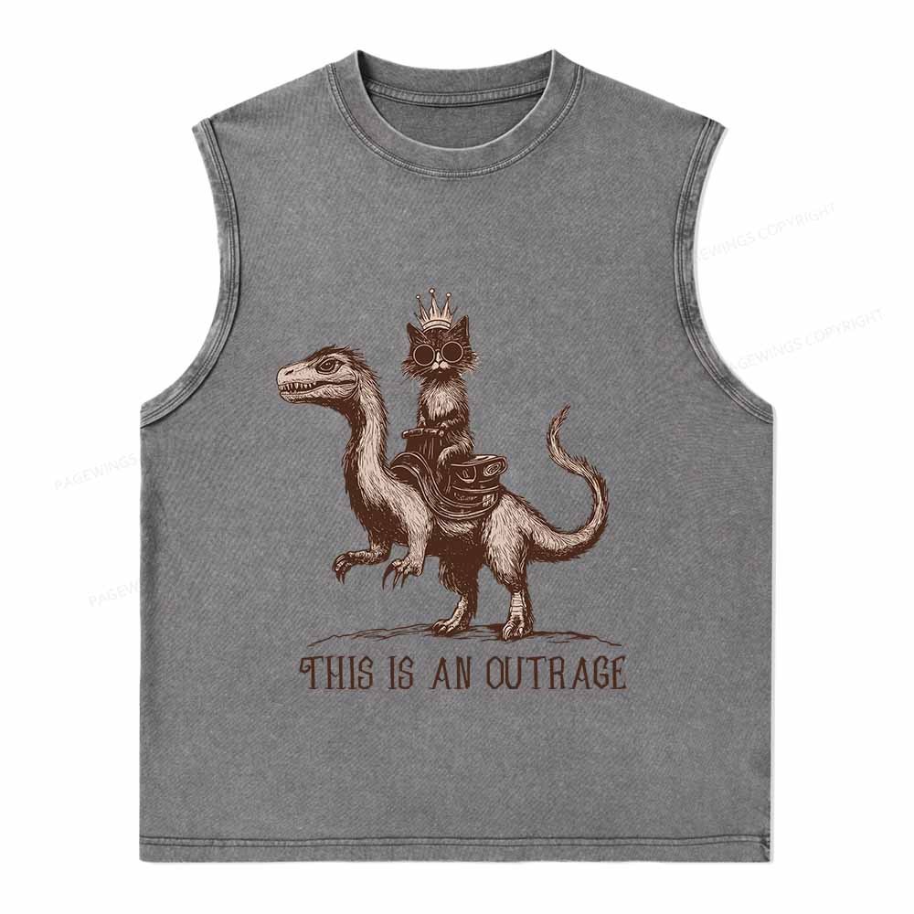 Pagewings Princess Donut Washed Tank Top