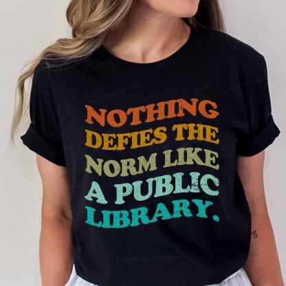 Pagewings Nothing defies the norm like a public library Unisex Classic T-shirt