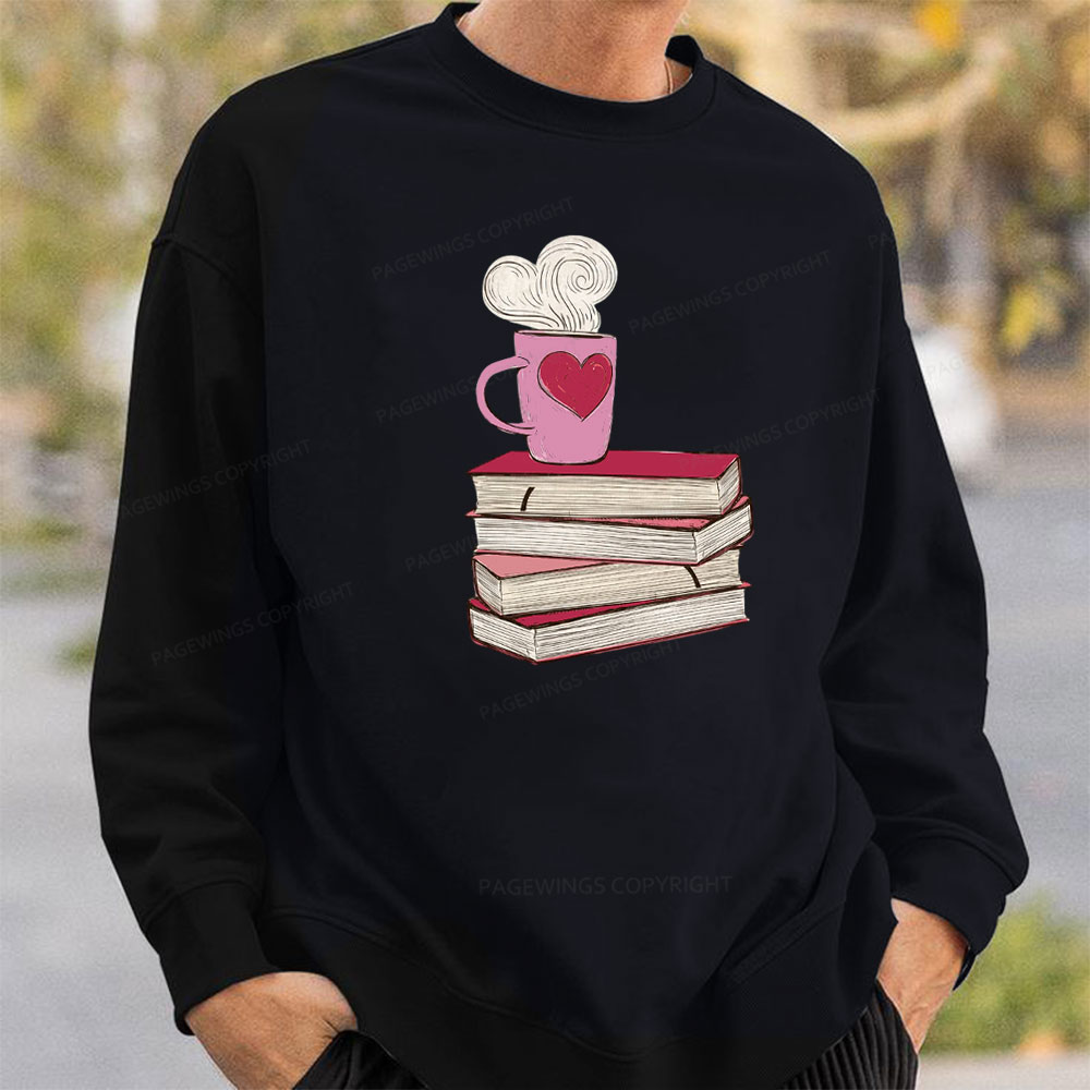 Pagewing Valentine's Day Gift for the Book Lover Unisex Classic Sweatshirt