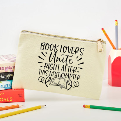 Pagewings Book Lovers Unite Pouch