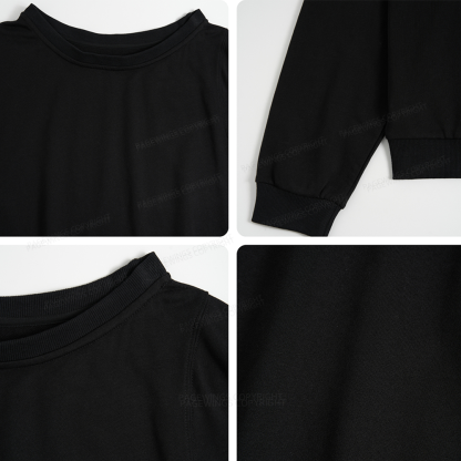 Pagewings Vintage Raven Women Off Shoulder Sweatshirt