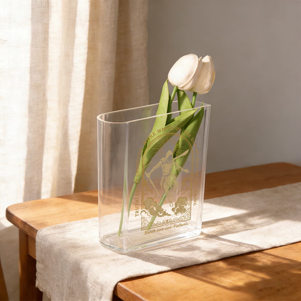 Pagewings Fantasy Book Lover Acrylic Book Vase