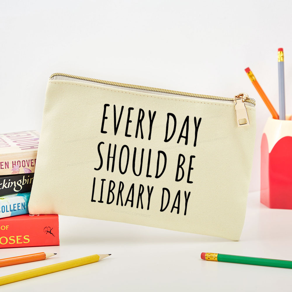 Pagewings Library Day Media Specialist Pouch