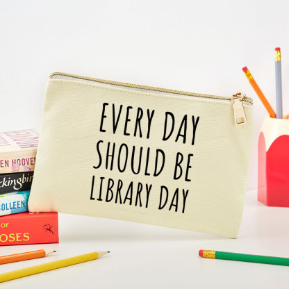 Pagewings Library Day Media Specialist Pouch