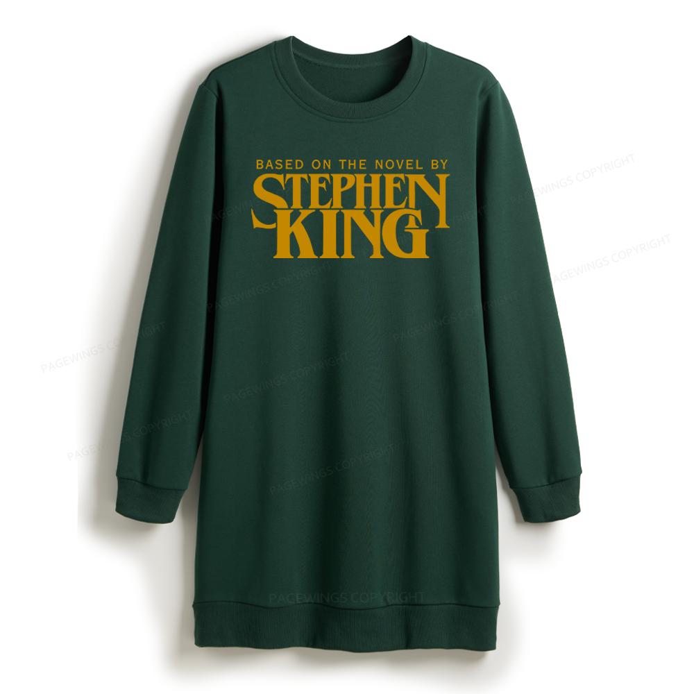 Pagewings Based On A Novel By Horror Writer Sweatshirt Dress