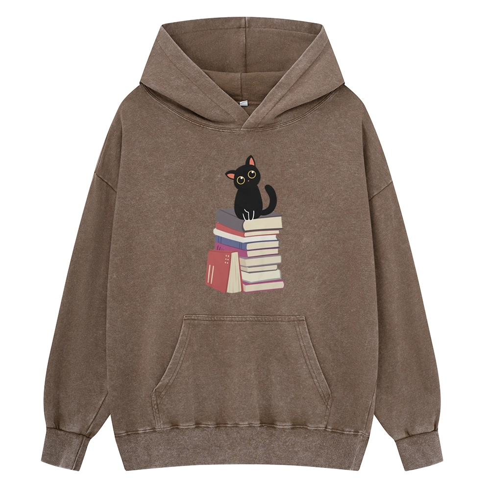 Pagewings It's A Good Day To Read Books Unisex Washed Hoodie