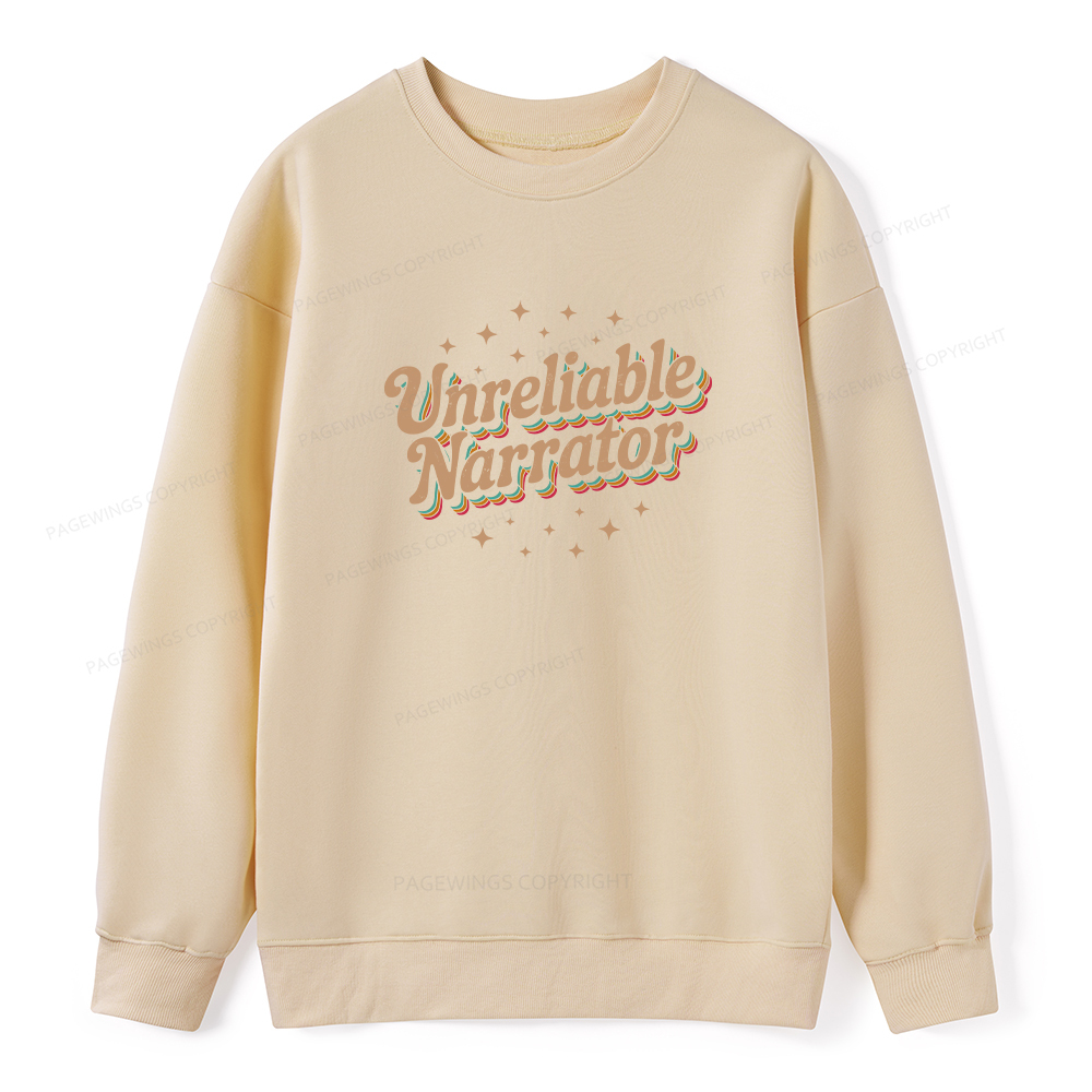 Pagewings Unreliable Narrator Unisex Classic Sweatshirt