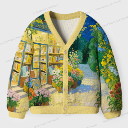 Pagewings Bookshop Unisex Ugly Cardigan Sweaters