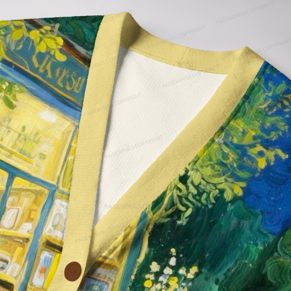 Pagewings Bookshop Unisex Ugly Cardigan Sweaters