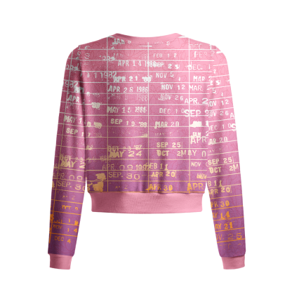 Pagewings Library Card Crew Neck Cardigan Sweaters