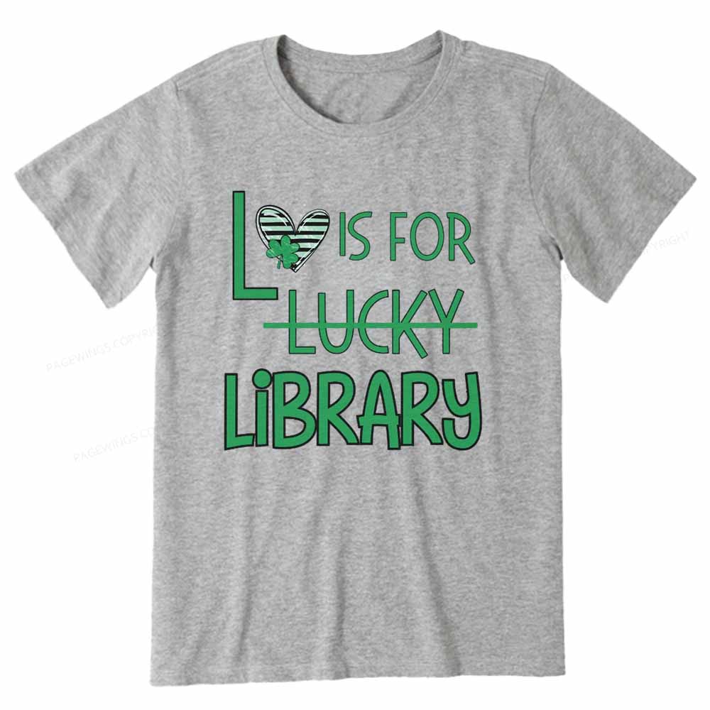 Pagewings St Patricks Day Librarian Tshirt Unisex Classic T-shirt