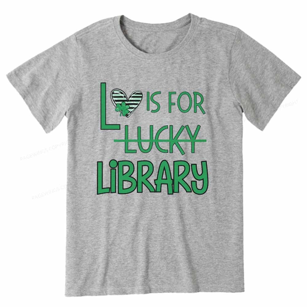 Pagewings St Patricks Day Librarian Tshirt Unisex Classic T-shirt