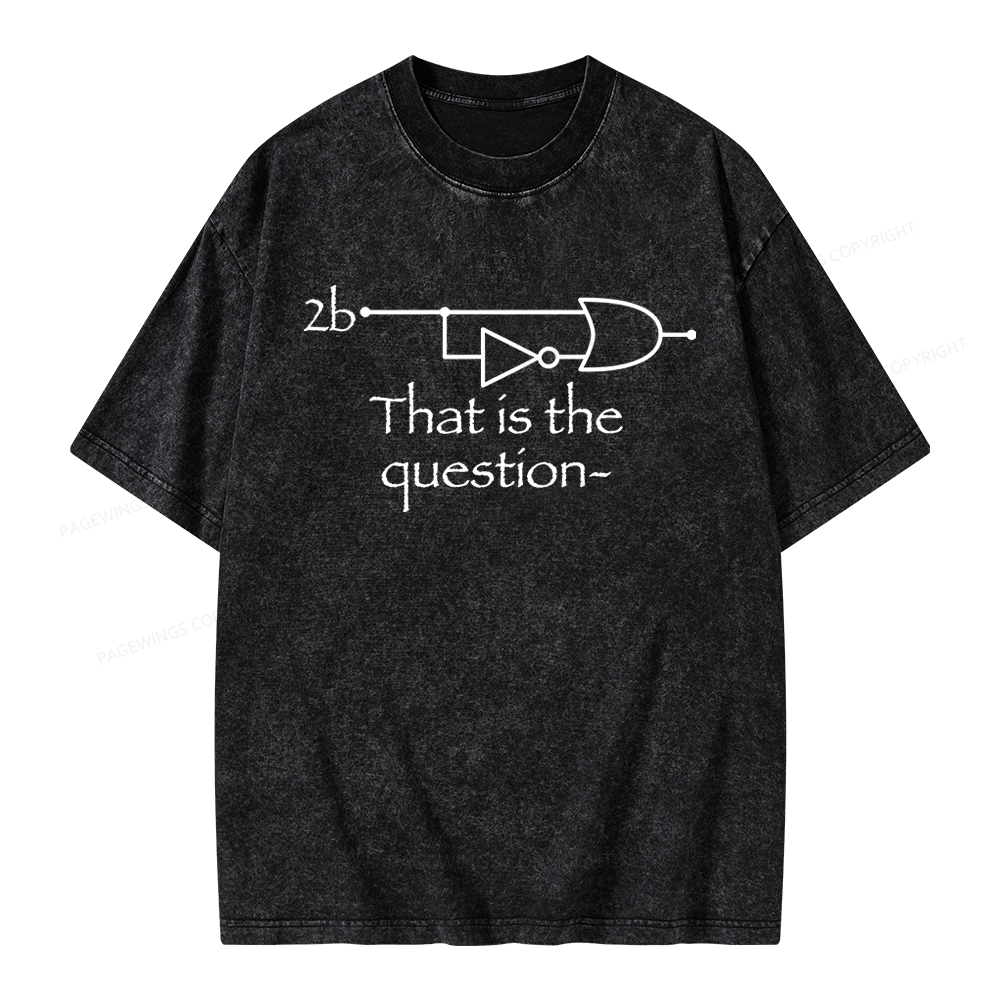 Pagewings To Quote Hamlet Unisex Washed T-shirt