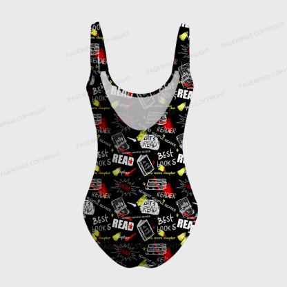 Pagewings Best Books One-Piece Swimsuit 
