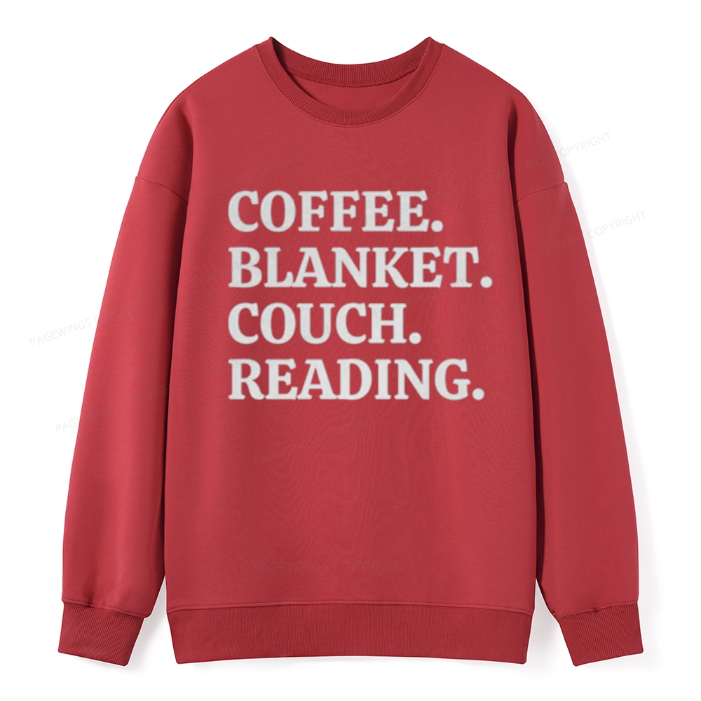 Pagewings Coffee Blanket Couch Reading Unisex Classic Sweatshirt