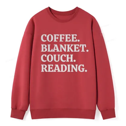 Pagewings Coffee Blanket Couch Reading Unisex Classic Sweatshirt