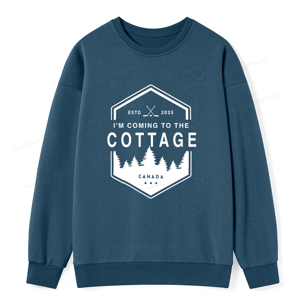 Pagewings Coming To The Cottage Classic Sweatshirt