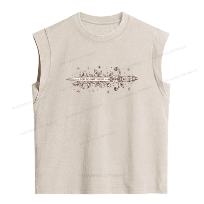 Pagewings Fantasy Book Women's Washed Tank Top