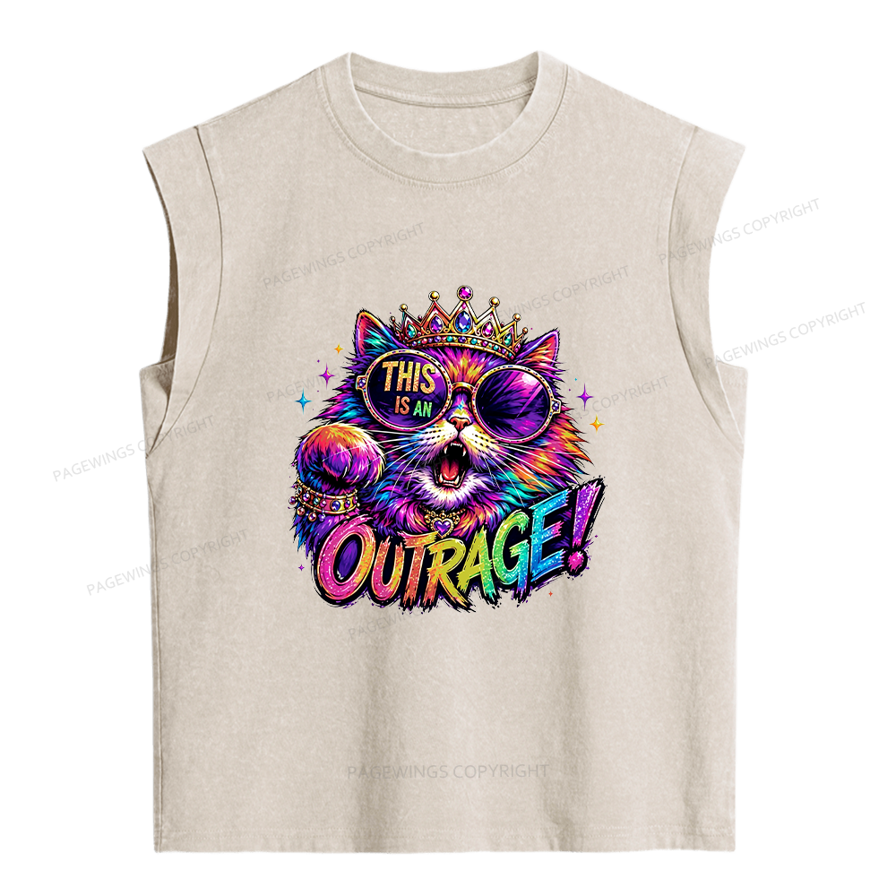 Pagewings Sci-Fi Book Lover Women's Washed Tank Top